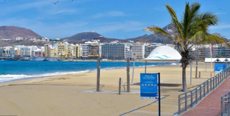 Atico Luxury Vista Mar Las Canteras لاس بالماس دي غران كاناريا المظهر الخارجي الصورة