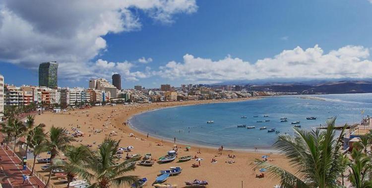 Atico Luxury Vista Mar Las Canteras لاس بالماس دي غران كاناريا المظهر الخارجي الصورة